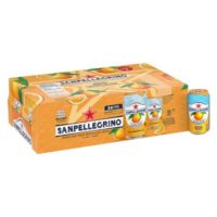 sanpellegrino Orange Water 24/12oz Cans