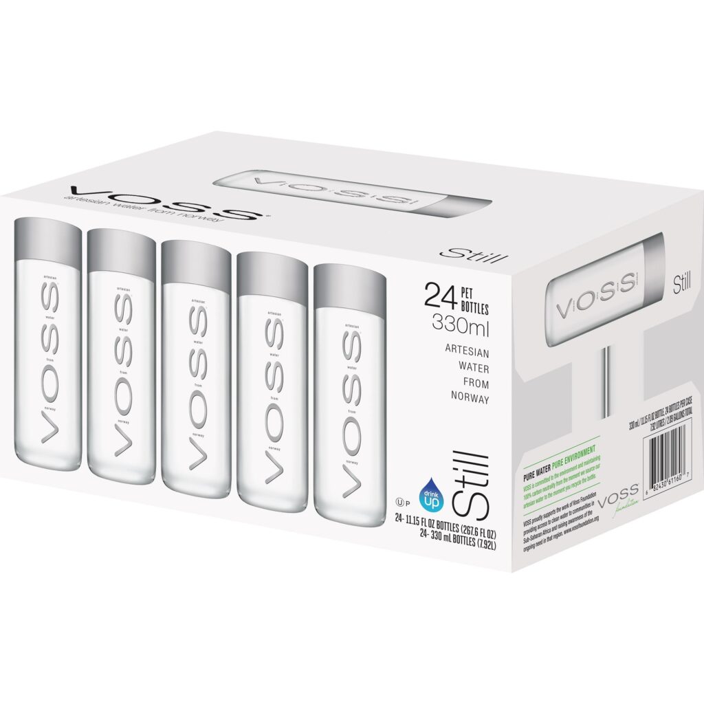 Voss Still Water 24/500 Ml Plastic Bottles Beverages2u