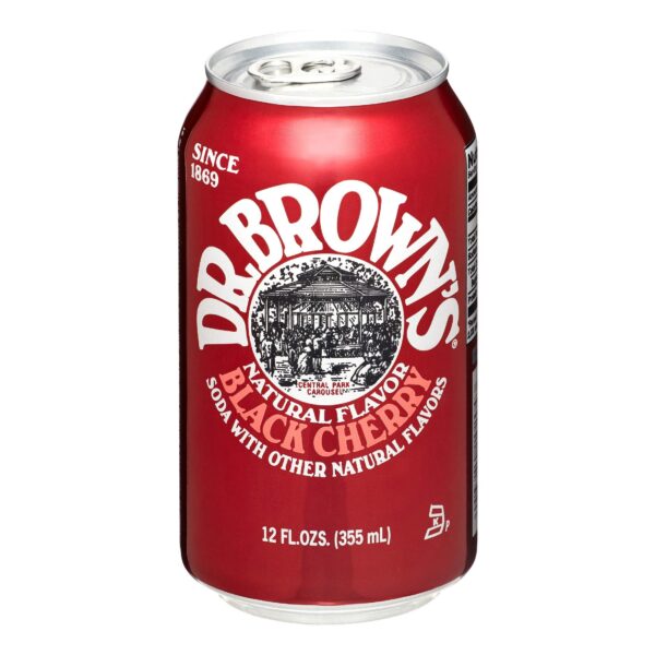 Dr. Browns Black Cherry 24/12 oz cans