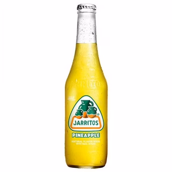 Jarritos Pineapple Mexican Soda 24/12.5 oz Glass