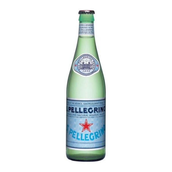 San Pellegrino Sparkling Water  12/33oz Glass Bottles