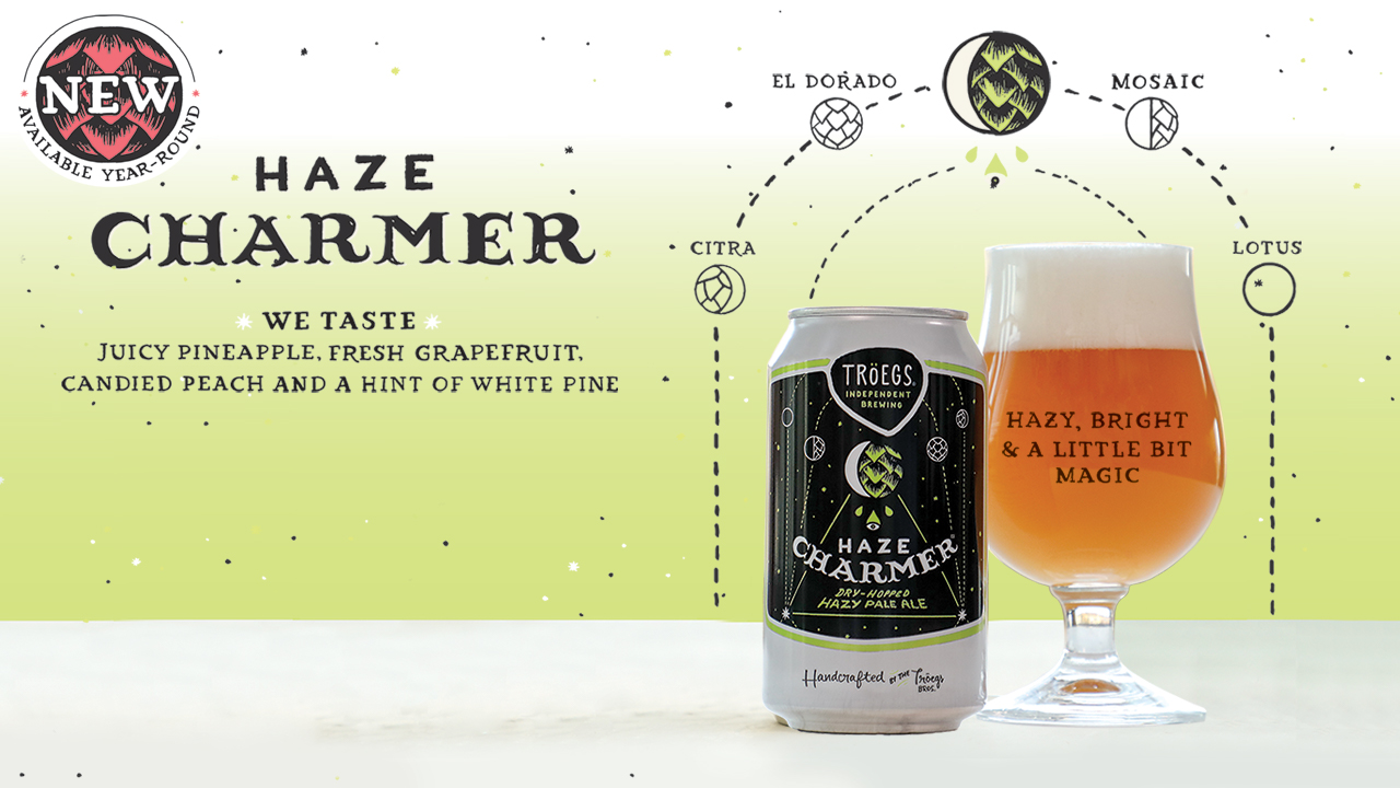 Troegs Haze Charmer Hazy Pale Ale 12oz cans 12 pack Beverages2u