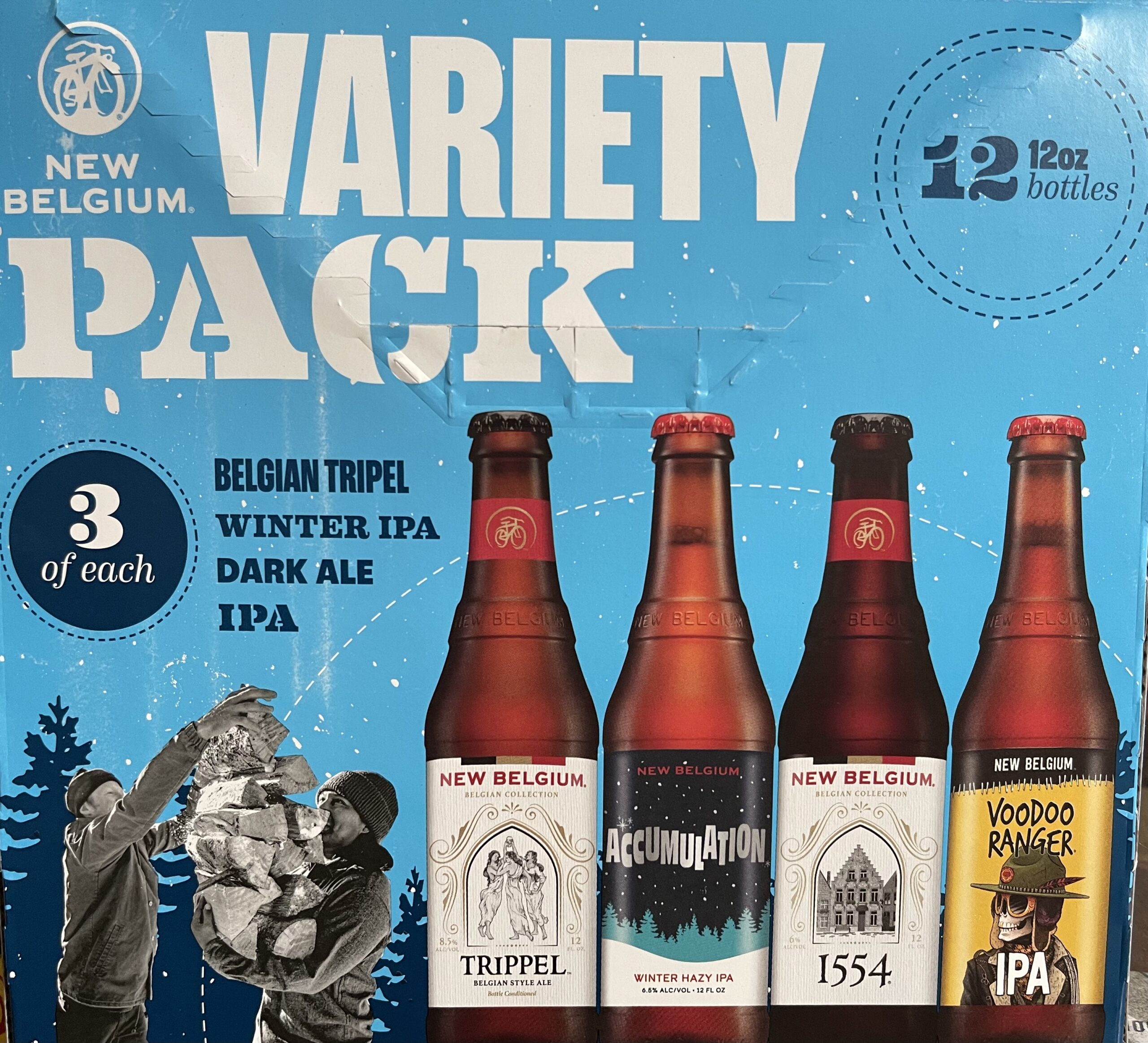 New Belgium Winter Variety Pack 24 12 Oz Bottles Beverages2u