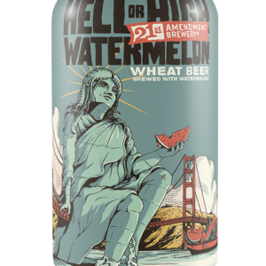 21st Amendment Hell or High Watermelon Wheat 6 pack/12 oz cans