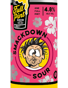 Full Pint Smackdown Sour-Pink Passion Sour Ale 4 pack/16 oz cans
