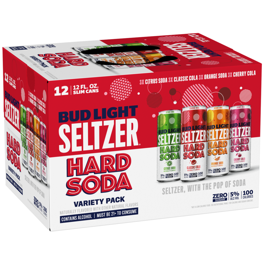 Bud Light Seltzer Hard Soda Variety 12 pack/12 oz cans Beverages2u