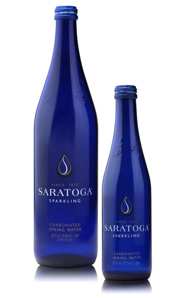 Saratoga Sparkling Spring Water 1/28 oz bottle Beverages2u