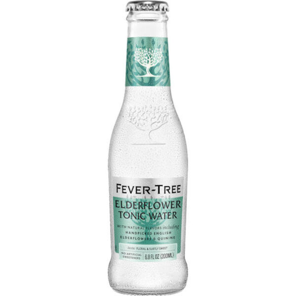 Fever Tree Elderflower Tonic 4 pack/6.8 oz glass