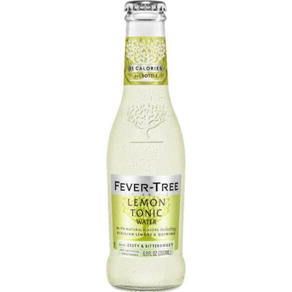 Fever Tree Lemon Tonic  4 pack/6.8 oz glass