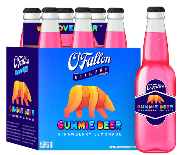 O'Fallon Gummie Beer Strawberry Lemonade 6 pack/12oz bottles