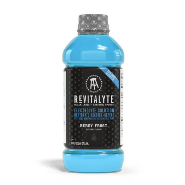 Revitalyte Barstool Sports Berry Frost Black Label 32 oz PET Bottle