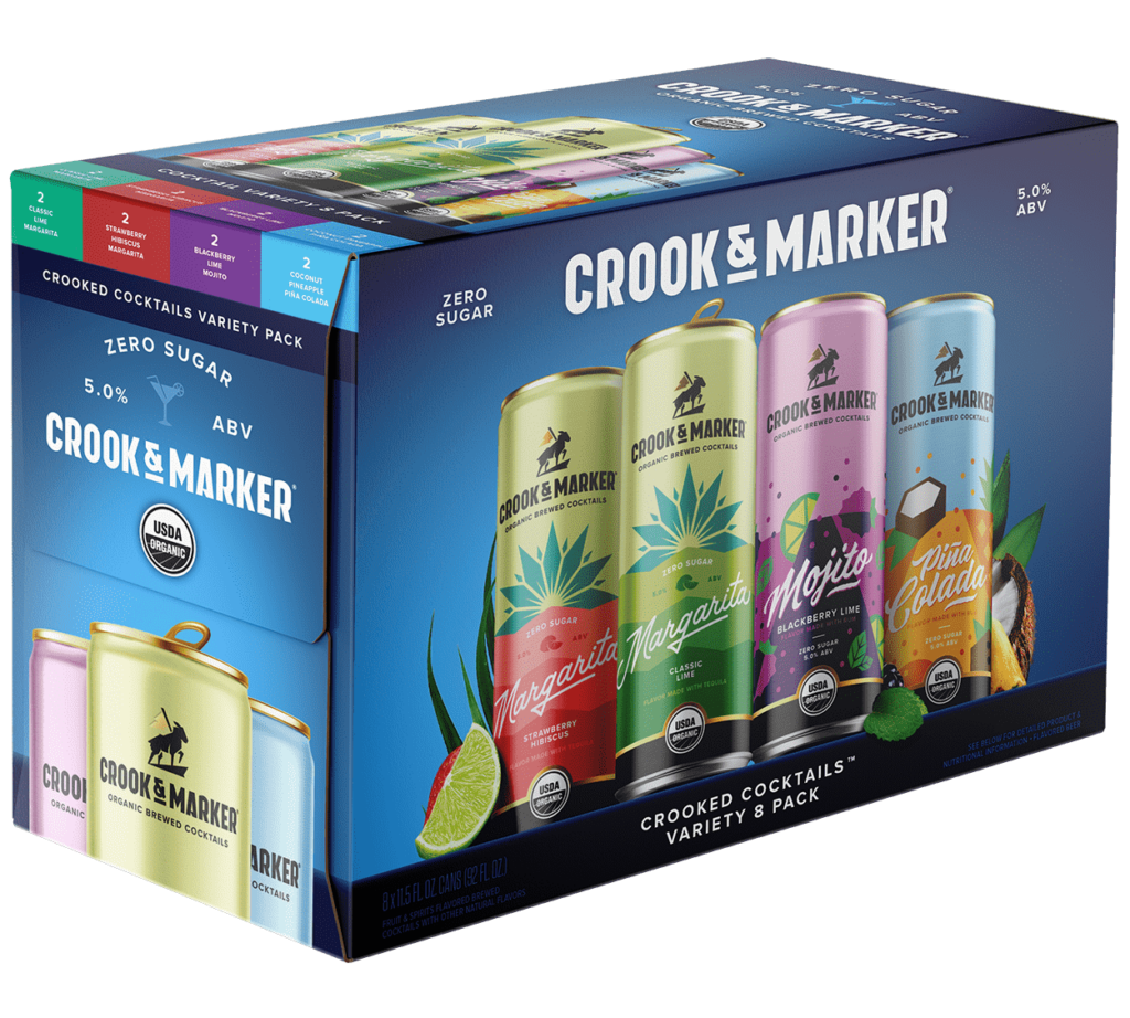 Crook & Marker Cocktail Variety 8 pack/12 oz can Beverages2u