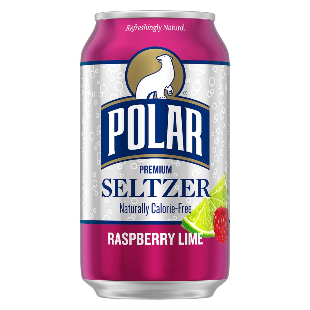Polar Raspberry Lime Seltzer 8 pack/12 oz cans Beverages2u