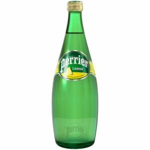 perrier lemon carbonated 25 oz glass