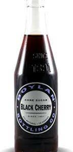 Boylan's Black Cherry Soda 24/12 oz glass