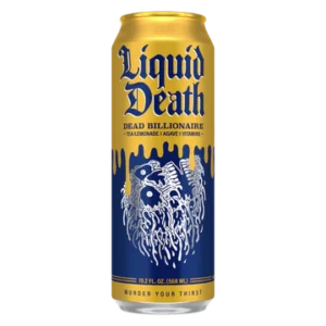 Liquid Death Dead Billionaire 24 pack/19.2 oz cans