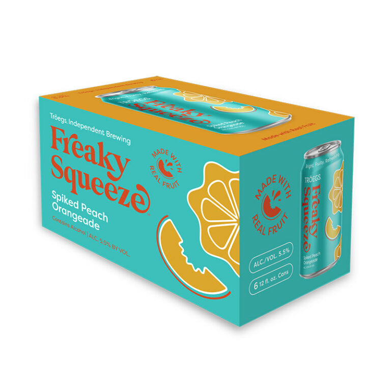 Troegs Freaky Squeeze Peach Orangeade 6 pack/12 oz cans Beverages2u