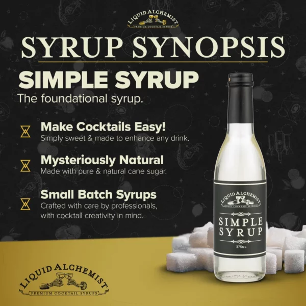 Liquid Alchemist Simple Syrup 375 ml bottle - Image 2