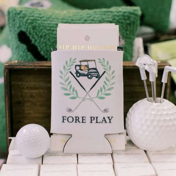 Fore Play Can Koozie