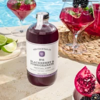 Yes Cocktail Co Blackberry Pomegranate Cocktail Mixer 16 oz glass - Image 2