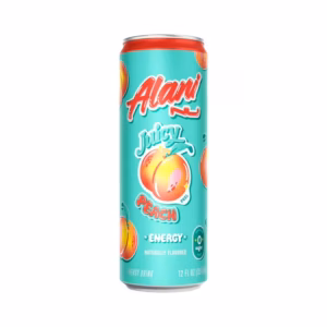 Alani Nu Juicy Peach Energy Drink 24 pack/12 oz cans