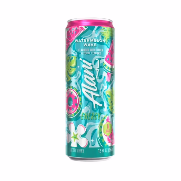 Alani Nu Watermelon Wave Energy Drink 24 pack/12 oz cans
