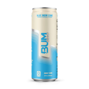 Bum Blue Snow Cone Energy Drink 12 pack/12 oz cans