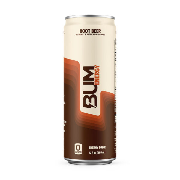 Bum Root Beer Energy Drink 12 pack/12 oz cans