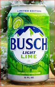 Busch Light Lime 24 pack/12 oz cans
