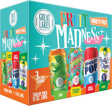 Great Lakes Fruit Madness Variety 12 pack/12 oz cans