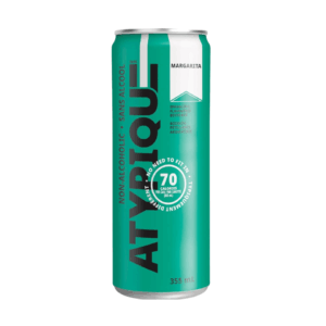 Atypique Non-Alcoholic Margarita Cocktail 24 pack/12 oz cans