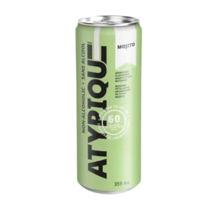 Atypique Non-Alcoholic Mojito Cocktail 24 pack/12 oz cans