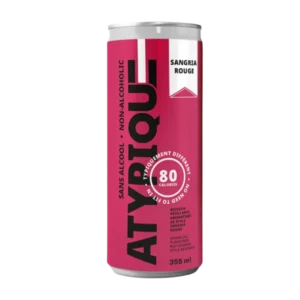 Atypique Non-Alcoholic Sangria Rose Cocktail 4 pack/12 oz cans