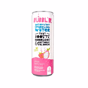 Bubbl'r Pitaya Berry Nect'r Antioxidant Sparkling Water 6 pack/12 oz can