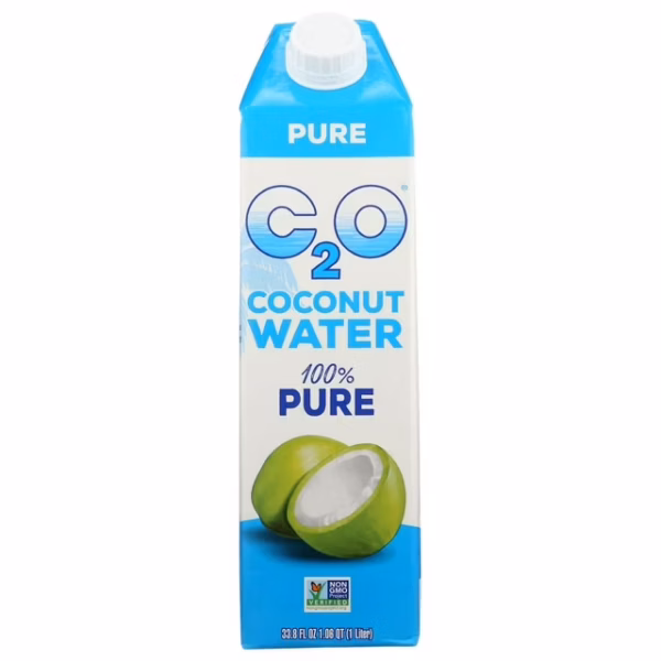 C2O Coconut Water 12 pack/33.8 oz cartons