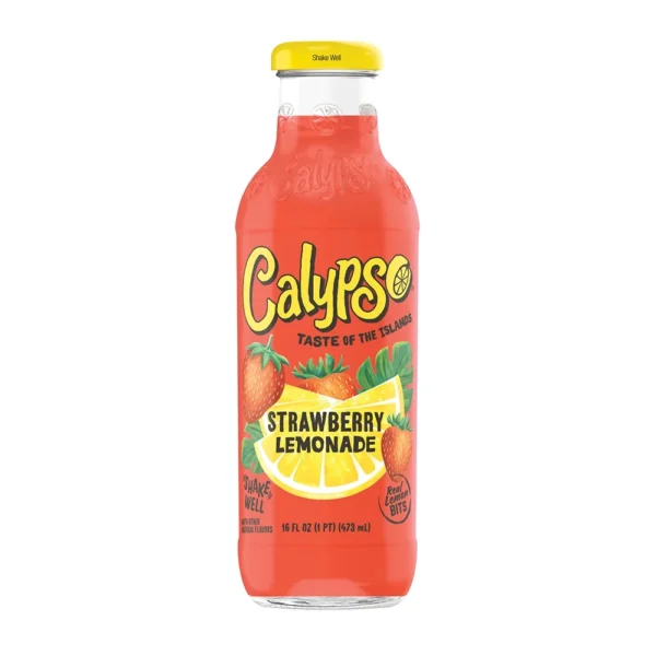 Calypso Strawberry Lemonade 3 pack/16 oz bottles