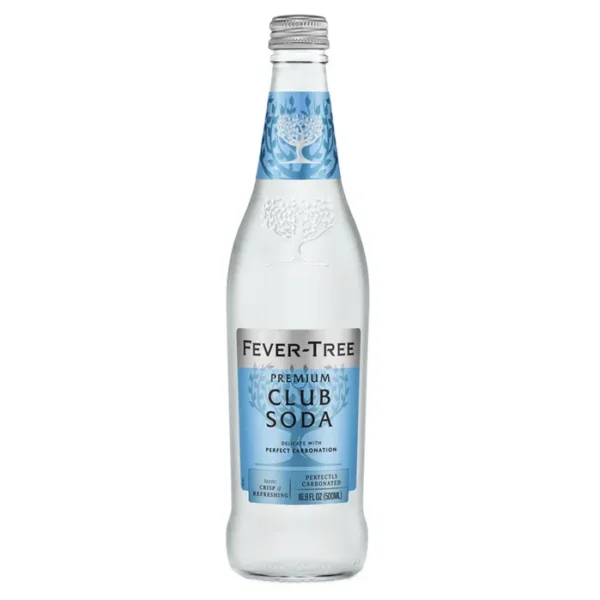 Fever Tree Premium Club Soda 8 pack/16.9 oz bottles