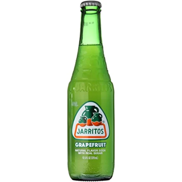 Jarritos Grapefruit Mexican Soda 24 pack /12.5 oz glass bottles