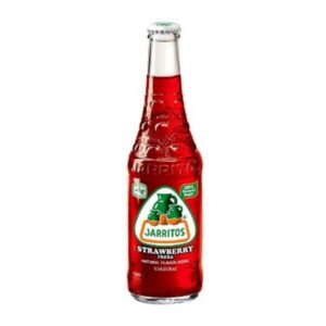 Jarritos Strawberry Mexican Soda 24 pack /12.5 oz glass bottles