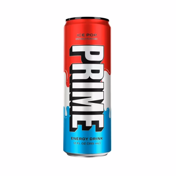 Prime Ice Pop Energy Drink 24 pack/12 oz cans