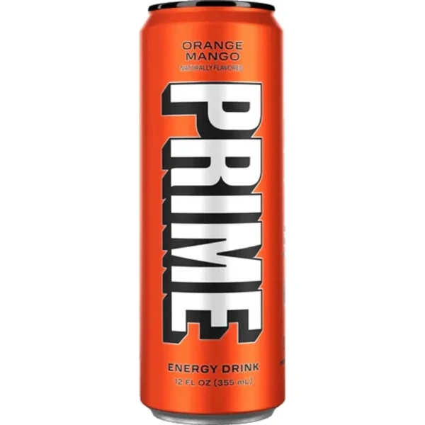 Prime Orange Mango Energy Drink 24 pack/12 oz cans