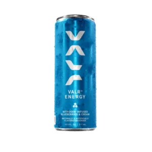 VALR Nitrogen-Infused Blueberries and Cream Energy Drink 24 pack/10.2 oz can