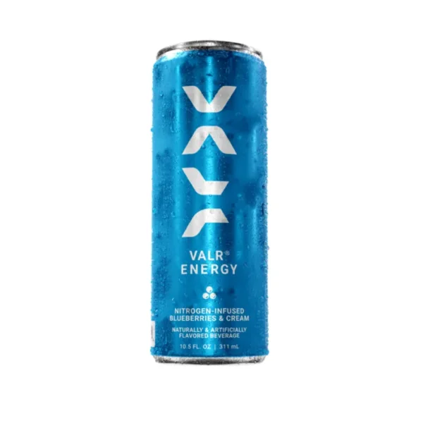 VALR Nitrogen-Infused Blueberries and Cream Energy Drink 24 pack/10.2 oz can