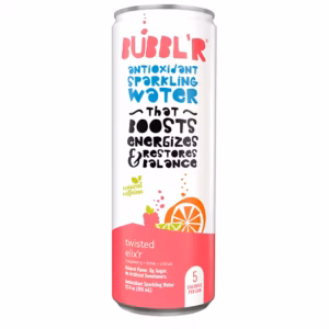 Bubbl'r Twisted Elix'r Antioxidant Sparkling Water 24 pack/12 oz can