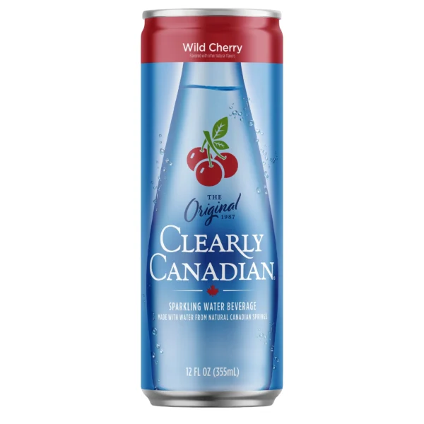 Clearly Canadian Wild Cherry 24 pack/12 oz cans