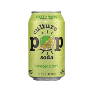 Culture Pop Lemon Lime Soda 12 pack/12 oz cans