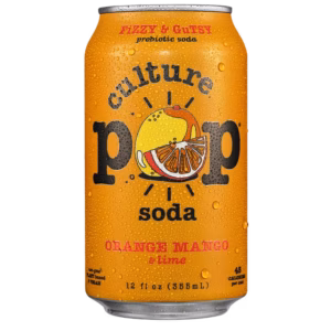 Culture Pop Orange Mango and Lime Soda 12 pack/12 oz cans