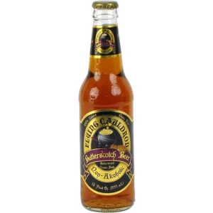 Flying Cauldron Butterscotch Non Alcoholic Beer 1 pack/12 oz bottle
