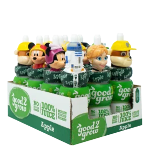 Good2Grow Apple Juice 12 pack/6 oz plastic bottles
