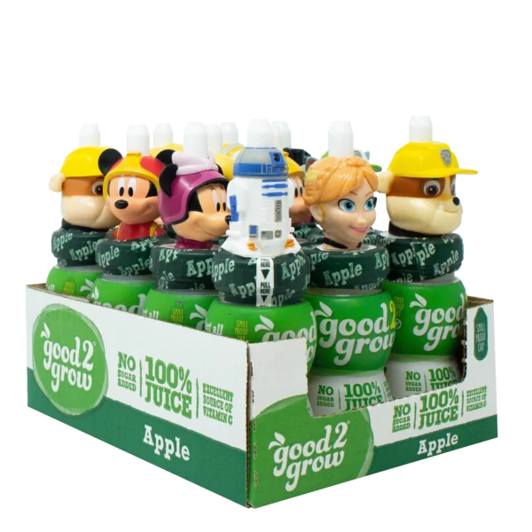 Good2Grow Apple Juice 12 pack/6 oz plastic bottles